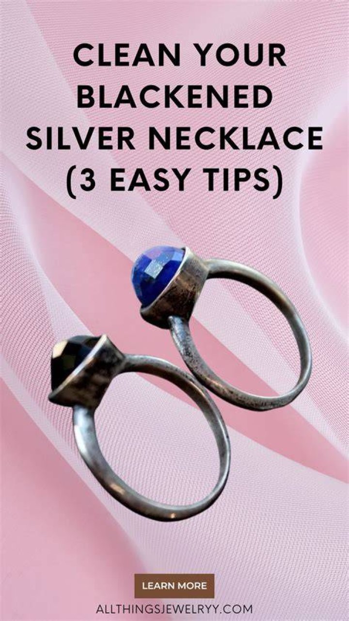 Can blackened silver be cleaned?