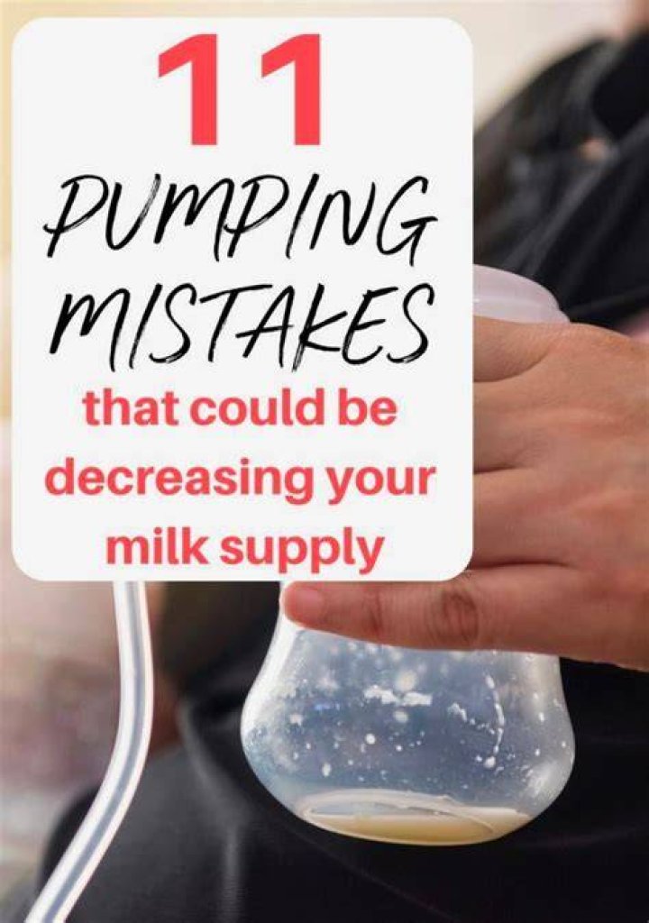 Could i be pumping too much?