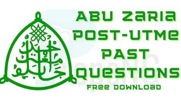Did abu zaria write post utme?