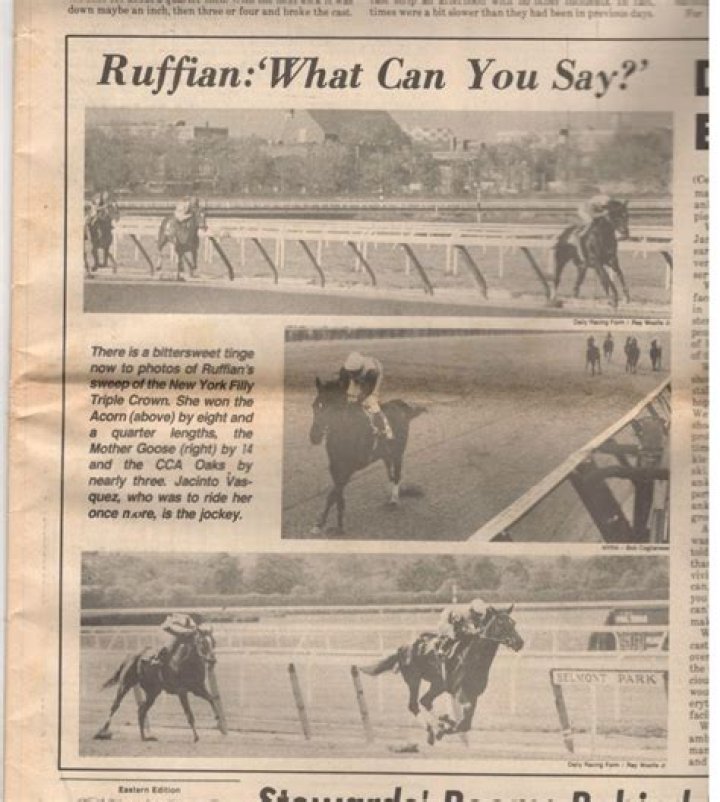 Did ruffian win the triple crown?