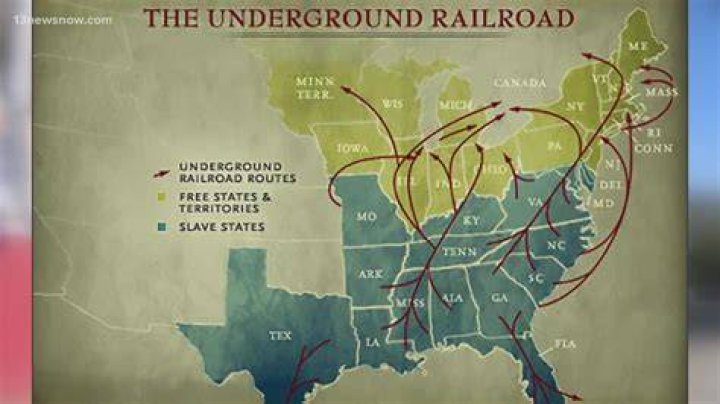 Did underground railroad have trains?
