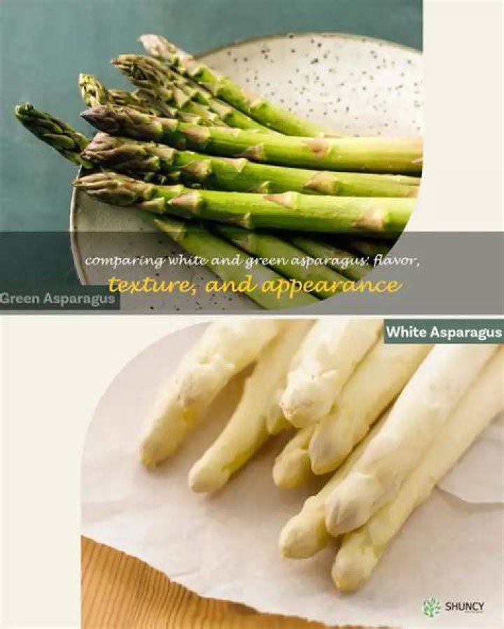 Do white and green asparagus taste the same?