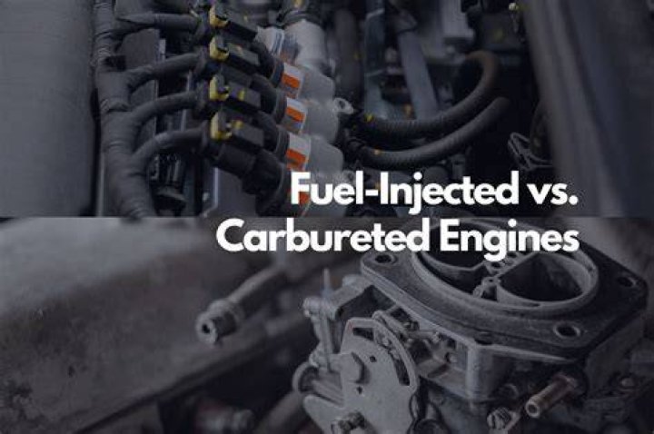 Does a carbureted engine have fuel injectors?