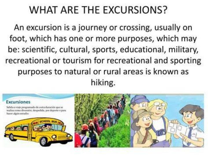 Does excursion mean trip?