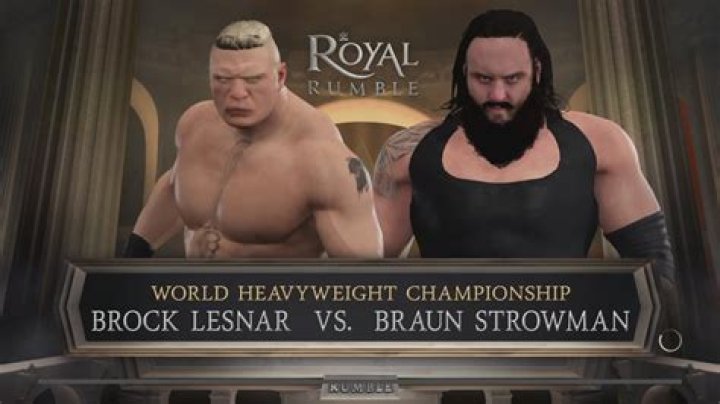 Has braun strowman beat brock lesnar?