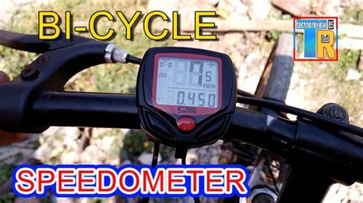 How speedometer works in bike?