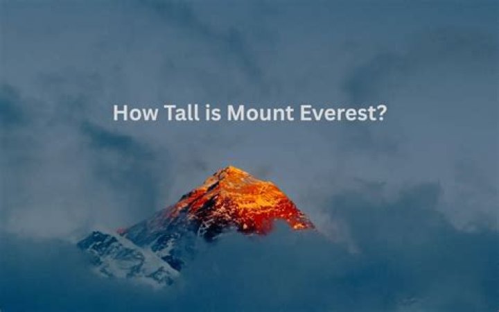 How tall is mount everest?