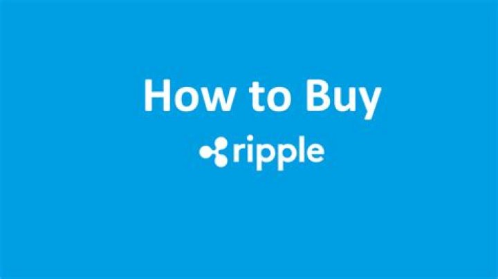 How to buy ripple?