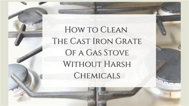 How to clean cast iron grate?