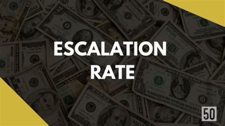 How to compute escalation rate?