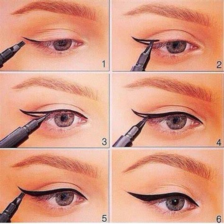 How to do the winged eyeliner?