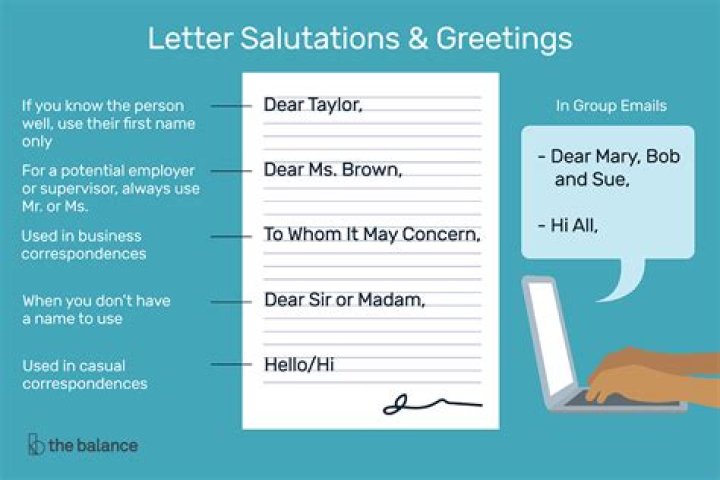How to make a salutatory address?