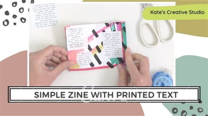 How to make a simple zine?