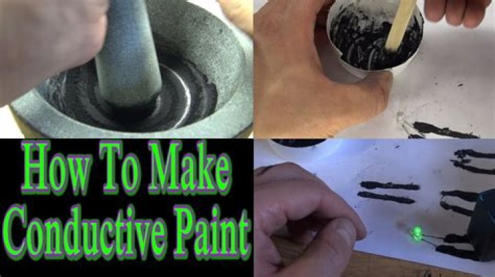 How to paint conductive paint?