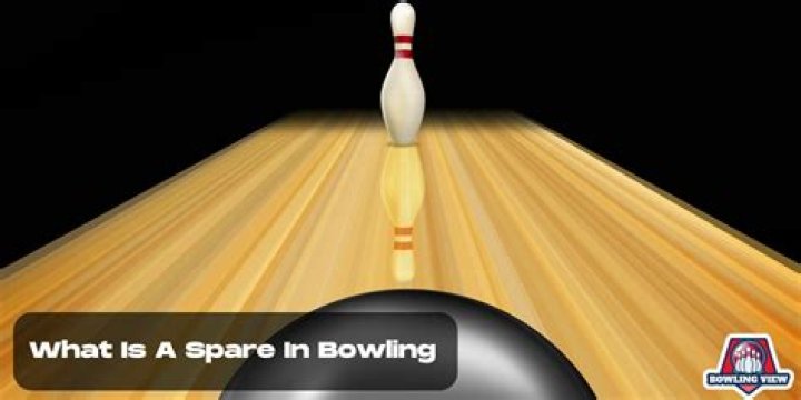 In bowling what is a spare?
