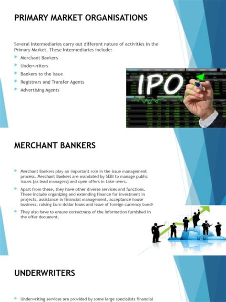 Intermediaries in primary market?