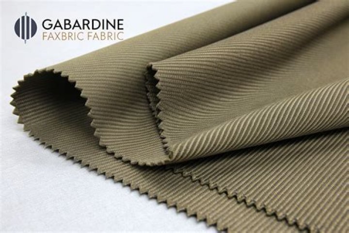 Is gabardine fabric wool?