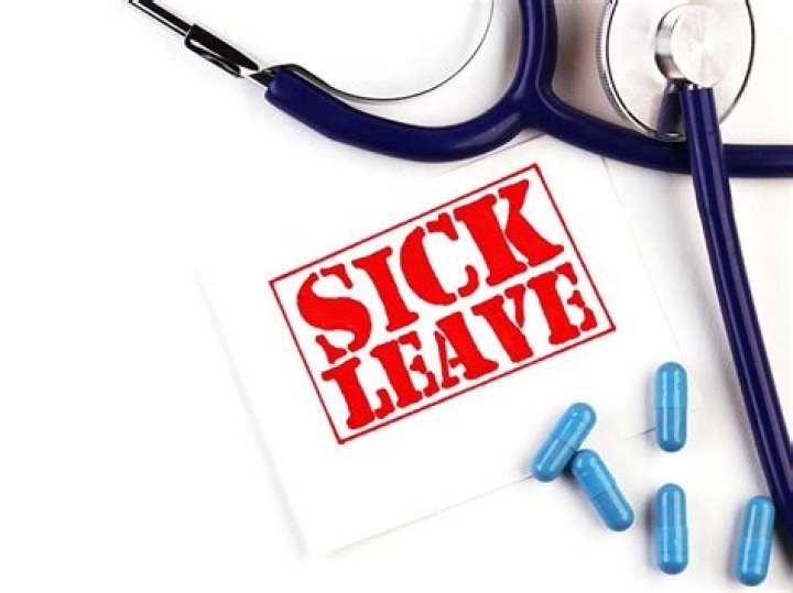On sick leave in german?