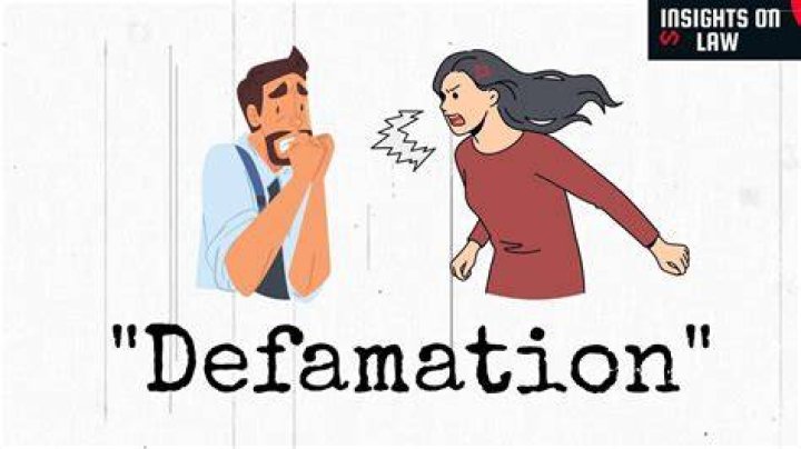 Was does defamation mean?