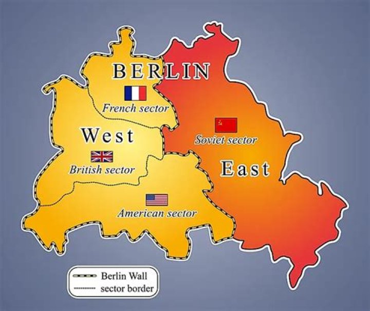 Was the berlin wall a superimposed boundary?