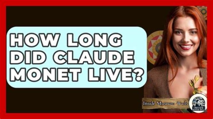 Were did claude monet live?