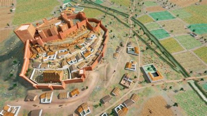 Were medieval castles painted?