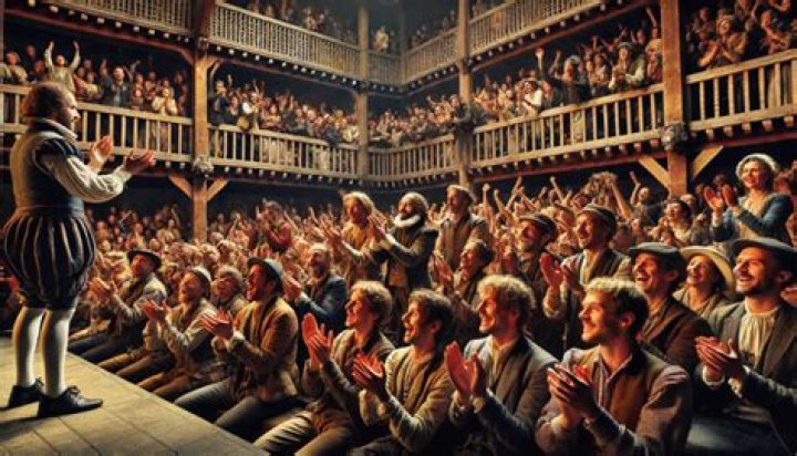 What did the groundlings do during the play?