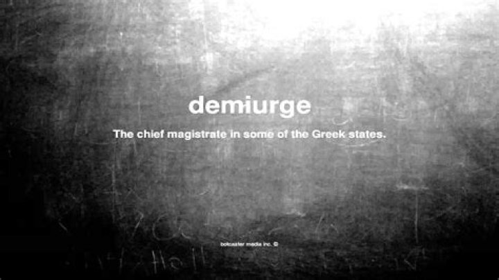 What does demiurge mean?