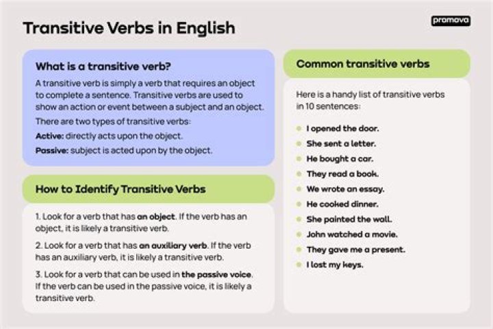 What is transitive verb with example?