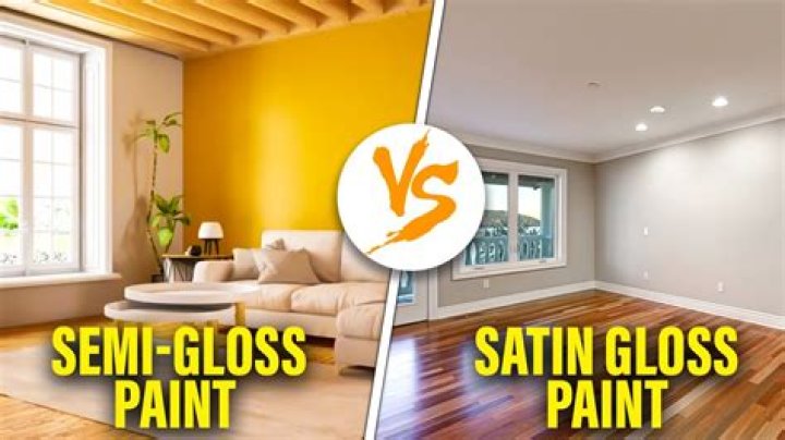 Whats the difference between satin and semigloss paint?