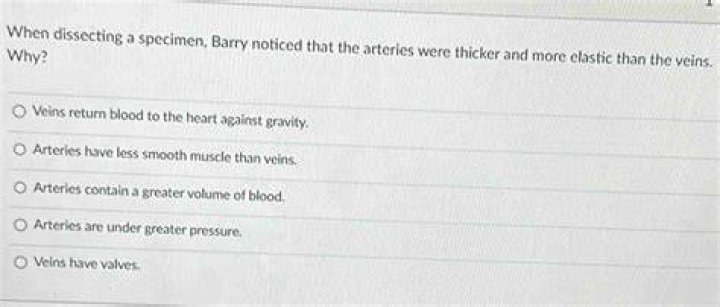 When dissecting a specimen barry noticed?