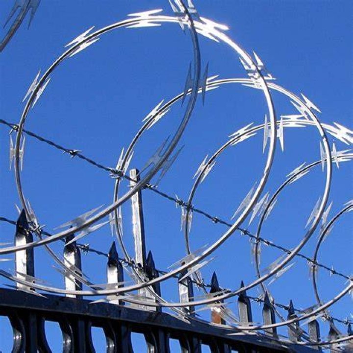 When was concertina wire invented?