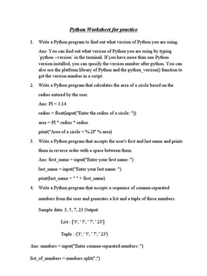 Where to practice python problems?