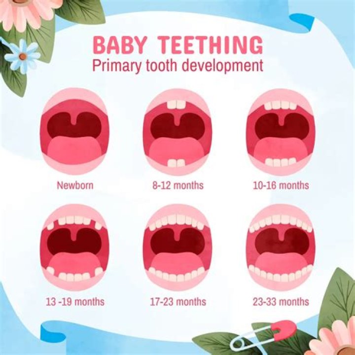 Which age baby teething?