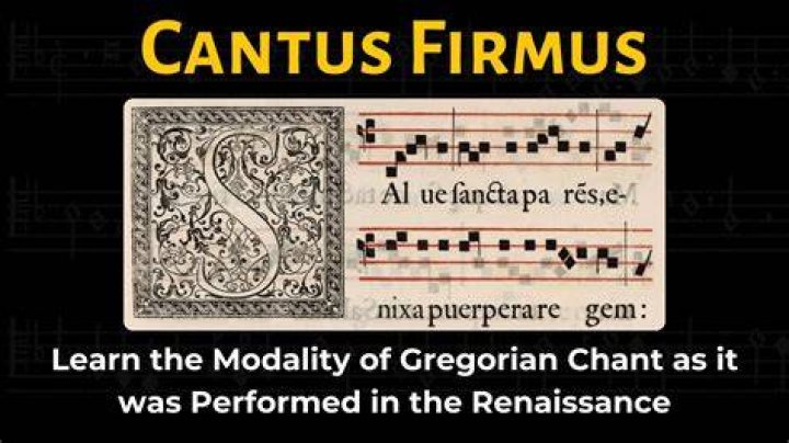 Which is a cantus firmus?