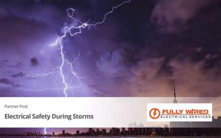 Why are fish reasonably safe in an electrical storm?
