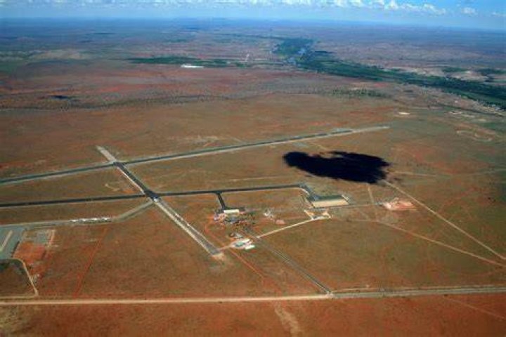 Why is upington runway so long?